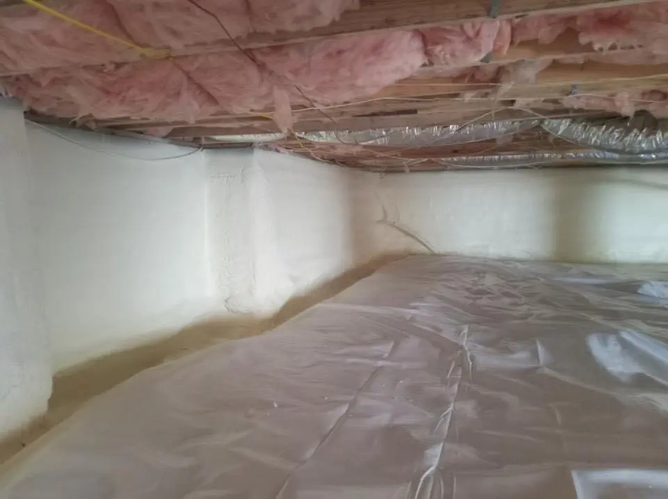 Crawl space encapsulation with closed-cell spray foam for Spray Foam Roofing in Twentynine Palms